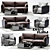 Ditre Italia BAG Modern Sofa Set 3D model small image 1