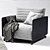 Ditre Italia BAG Modern Sofa Set 3D model small image 2