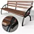 Corona Outdoor Park Bench 3D model small image 1