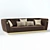 Bizzotto Symphony Triple Sofa: Elegant and Spacious 3D model small image 1