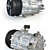 SANDEN 7XA Compressor: For Volkswagen Polo 3D model small image 2