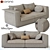 Elegant Vittoriafrigerio Appiani Sofa 3D model small image 1