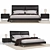Karolina Bed: Sleek Style & Supreme Comfort 3D model small image 1