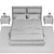 Karolina Bed: Sleek Style & Supreme Comfort 3D model small image 3