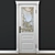 Stained Glass Door: Elegant Entryway 3D model small image 1