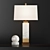 Safavieh Rozella Alabaster Table Lamp 3D model small image 1