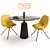 PoltronaFrau DU30 and Mesa Due: Stylish and Functional Set 3D model small image 1