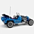  Blue Fury LEGO Model Kit 3D model small image 2