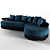 Modern Sofa: Sleek Design & Versatile Functionality 3D model small image 1