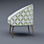 Award-Winning Designer Armchair Nathan Anthony 3D model small image 3