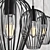 Modern Black Pendant Light 3D model small image 2