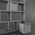 Temahome Berlin 5-Level Shelving: Sleek and Functional 3D model small image 3