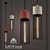 Industrial Concrete Pendant Light 3D model small image 1