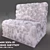 Fuzzy Mini Sofa: Hair and Fur 3D model small image 2