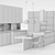 Zampieri Kitchen: Italian Elegance for Your Home 3D model small image 3
