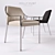 Sleek and Stylish Aileron Dining Chair 3D model small image 1