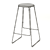 Sleek Smed Stool: Brass, Black, Mint, White 3D model small image 2