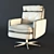 Cosmorelax Swivel Armchair: Corona Polys 450-179 3D model small image 3