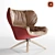 Modern TABANO Chair: Stylish & Comfortable 3D model small image 1