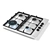 BOSCH PBH6B5B60 Gas Hob: Stylish & Efficient 3D model small image 2