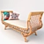 Elegant Paloma Bench - Versatile & Stylish 3D model small image 1