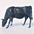 Meadow Grazing Cow 3D model small image 3