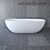 Luxury Barcelona Bathtub by Victoria+Albert 3D model small image 1