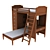 Space-Saving Kids Bunk Bed 3D model small image 2