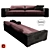 Luxury Baxter Budapest Soft Sofa 3D model small image 1