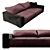 Luxury Baxter Budapest Soft Sofa 3D model small image 2