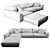 BUDAPEST SOFT ANGLE Sofa: Modern Comfort in Your Home 3D model small image 3