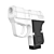 WASP R: Compact Czech Traumatic Pistol 3D model small image 3