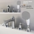 Cezares Liberty Bath Mixer 3D model small image 1