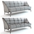 Driade Leeon: Modern and Elegant Sofa 3D model small image 3