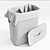 Tatkraft Laundry Basket: Durable and Stylish 3D model small image 3