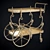 Riperlamp Brass Trolley - Spanish-Made Trolley for Easy Transport 3D model small image 1