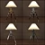 Royal Marine Tripod Table Lamp 3D model small image 2