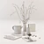 Elegant Table Décor Set 3D model small image 3