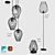 Eglo Newtown Black Pendant Light 3D model small image 1