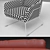 Modern Metal Lounge Chair 3D model small image 3