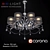 Elegant Crystal Chandelier: Federica 3D model small image 1