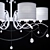 Elegant Crystal Chandelier: Federica 3D model small image 2