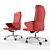 Luxury Executive Office Chair Set 3D model small image 1