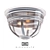 Colonial Silver Crystal Ceiling Lamp 3D model small image 1