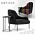 Elevate your space with Embrace Armchair 3D model small image 1