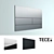 TECEsquare II Flush Panels: Simplistic Elegance in Stainless Steel 3D model small image 1