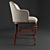 Boswell Swivel Bar Stool: Elegant Seating Solution | Frontgate 3D model small image 2