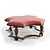 Northam Cocktail Ottoman: Fine Furniture Design at its Finest! 3D model small image 1