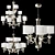 Elegant Lacey Collection Chandeliers 3D model small image 1