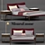 Elegant Margareth Bed: Exquisite Comfort 3D model small image 1